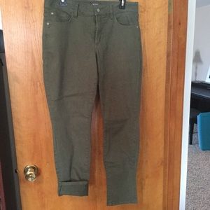 5-pocket convertible ankle skinny jeans